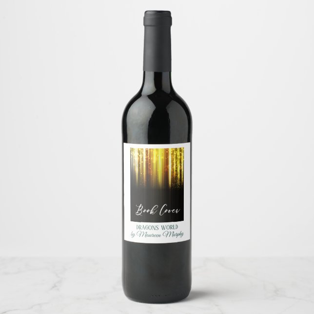 Rótulo De Garrafa De Cerveja Autor Book Launch Party - Cobrir de Livro (Frente)