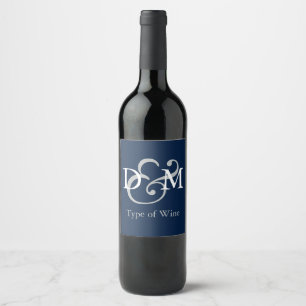 Rótulo De Garrafa De Cerveja Azul da Noite Polar