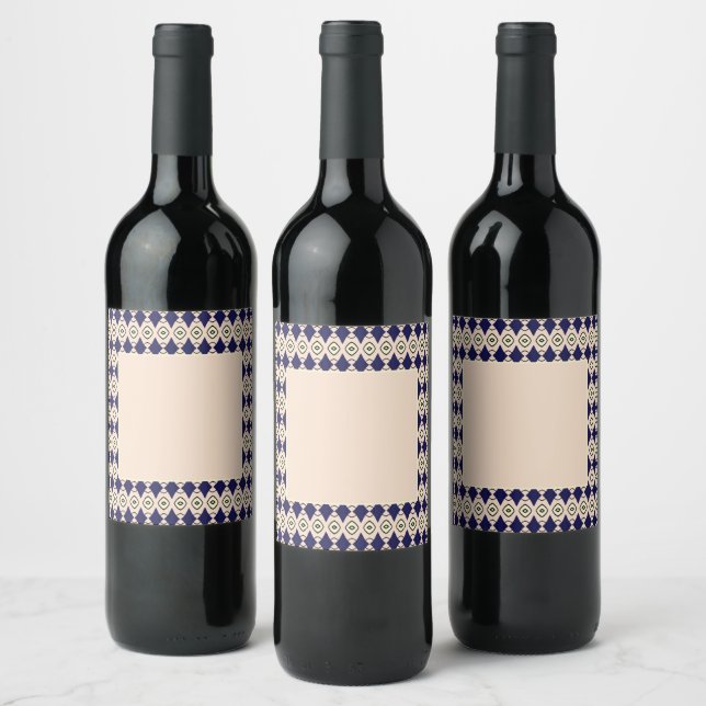 Rótulo De Garrafa De Cerveja azul ingênuo (Garrafas)