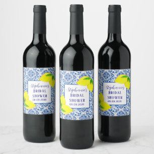 Rótulo De Garrafa De Cerveja Azulejos portugueses — Chá de panela do Mediterrân