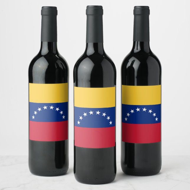 Rótulo De Garrafa De Cerveja Bandeira da Venezuela (Garrafas)