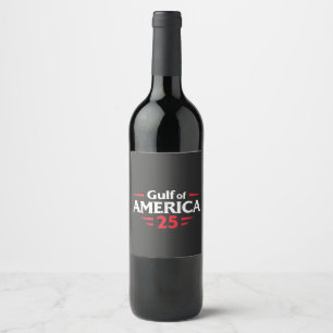Rótulo De Garrafa De Cerveja Bandeira do Golfo da América Patriótica Americana 