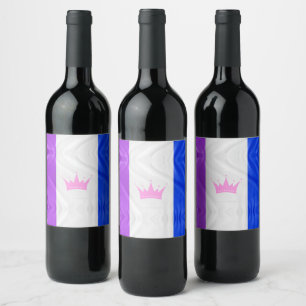 Rótulo De Garrafa De Cerveja Bandeira do orgulho da cultura drag SlipperyJoe's