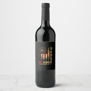Rótulo De Garrafa De Cerveja Bandeira Vintage América Sem Reis 1776 18 de Outub