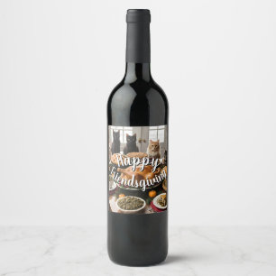 Rótulo De Garrafa De Cerveja Banquete de Amizade