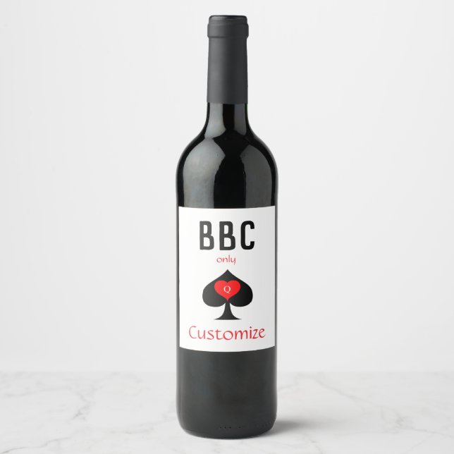Rótulo De Garrafa De Cerveja BBC Apenas Sinal de Espada Lâmina Thunder_Cove (Frente)