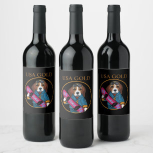 RÓTULO DE GARRAFA DE CERVEJA BEAGLE