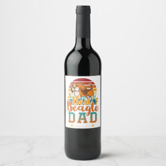 Rótulo De Garrafa De Cerveja beagle pai inglês beagle dog pai longe de amantes 