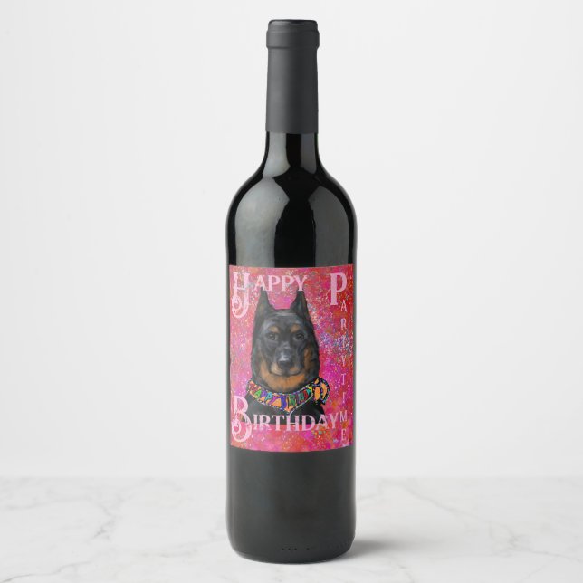 Rótulo De Garrafa De Cerveja Beauceron                       (Frente)