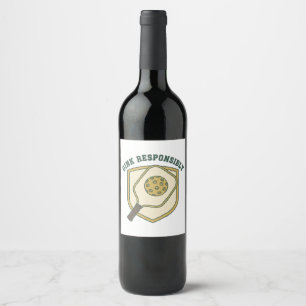 Rótulo De Garrafa De Cerveja Beba Responsavelmente