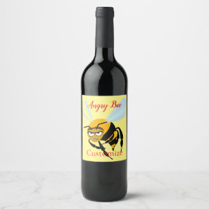 Rótulo De Garrafa De Cerveja Bebida Raiva Thunder_Cove