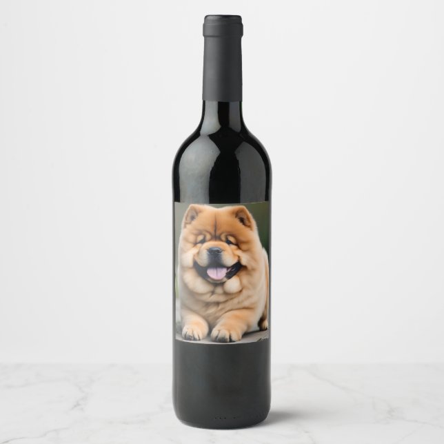 Rótulo De Garrafa De Cerveja Belo Chow Chow (Frente)
