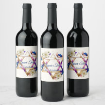 Belo Estrela Floral de Feriados Judeus Bat Mitzvah