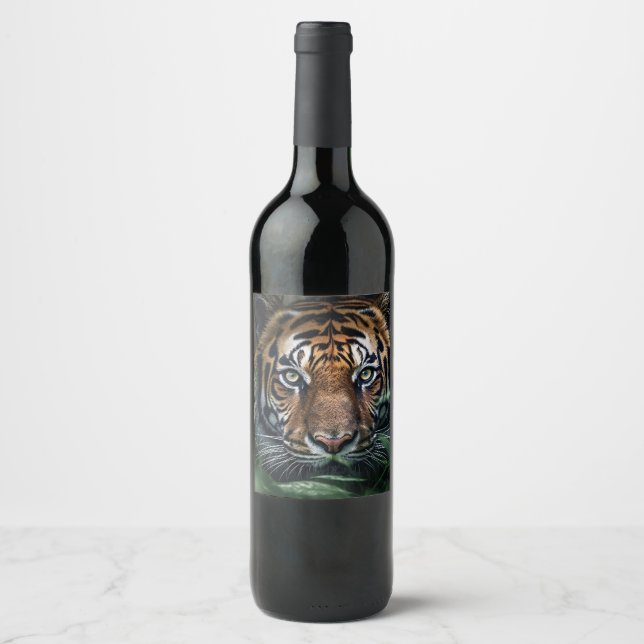 Rótulo De Garrafa De Cerveja Bengal Tiger (Frente)