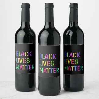 Rótulo De Garrafa De Cerveja Black Lives Matter Stencil 01 Vários Estilos