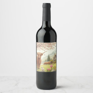 Rótulo De Garrafa De Cerveja Boca-branca, primavera