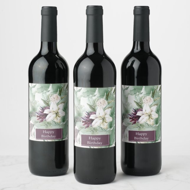 Rótulo De Garrafa De Cerveja Bolsa de vinho (Garrafas)