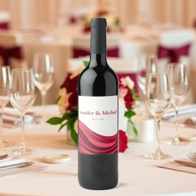 Rótulo De Garrafa De Cerveja Borgonha (Burgundy  Wine Label)