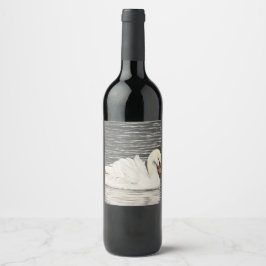 Rótulo De Garrafa De Cerveja Bowering Park Swan