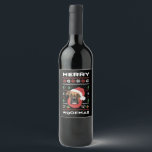 Rótulo De Garrafa De Cerveja Boxer Christmas<br><div class="desc">Boxer com chapéu de Natal é um presente engraçado para o Natal. Os donos de cachorros vão adorar a surpresa. Woofmas feliz para todos os donos de cães.</div>