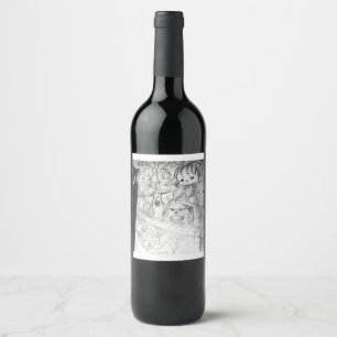 Rótulo De Garrafa De Cerveja bule de anime de manga de iaié