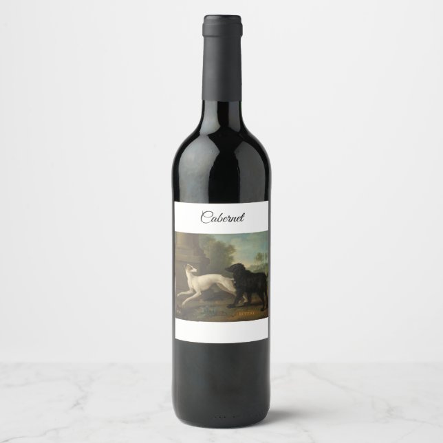 Rótulo De Garrafa De Cerveja Cabernet Wine Bottle Labels (Frente)