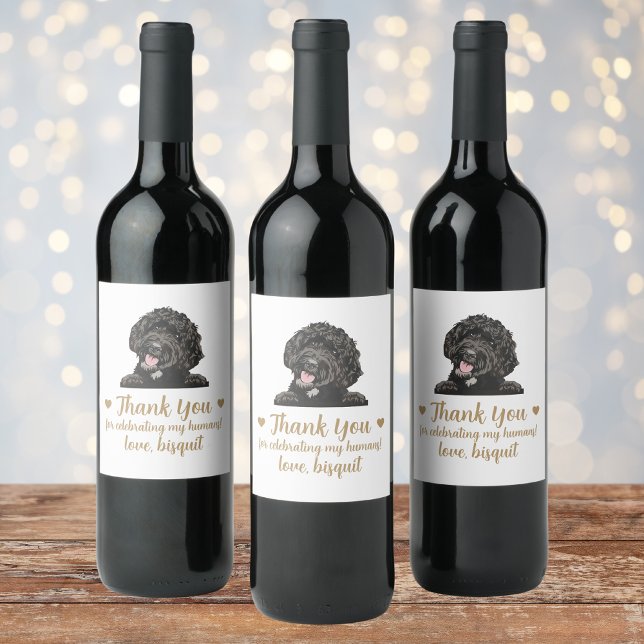 Rótulo De Garrafa De Cerveja Cachorro De Goldendoodle Eu Faço Muito Rótulo De V (Criador carregado)