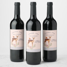 Rótulo De Garrafa De Cerveja Cachorro Marrom Veado Russo Obrigado
