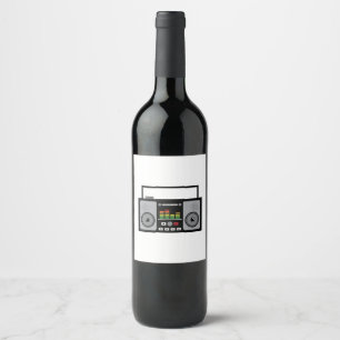 Rótulo De Garrafa De Cerveja Caixa