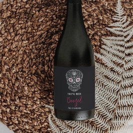 Rótulo De Garrafa De Cerveja Calavera Skull Você Foi Boozado Halloween