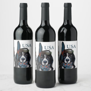 RÓTULO DE GARRAFA DE CERVEJA CÃO DE TERRA NOVA