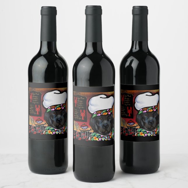 Rótulo De Garrafa De Cerveja Cão Terra Nova (Garrafas)