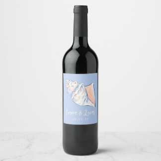 Rótulo De Garrafa De Cerveja caranguejo