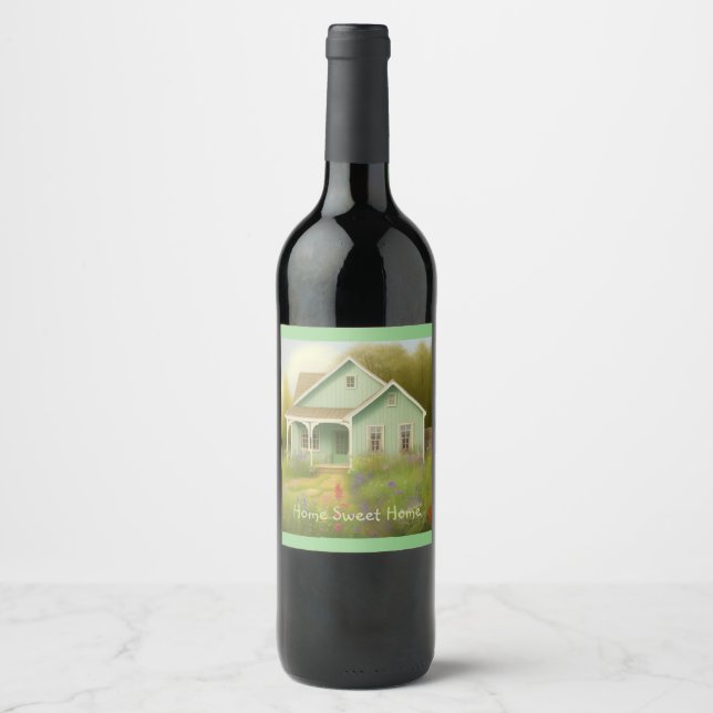 Rótulo De Garrafa De Cerveja Casa Verde (Frente)