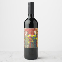 Rótulo De Garrafa De Cerveja Casal medieval no dia dos namorados