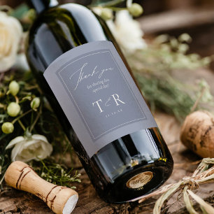 Rótulo De Garrafa De Cerveja Casamento Azul Com Duas Toneladas Obrigado ID1102