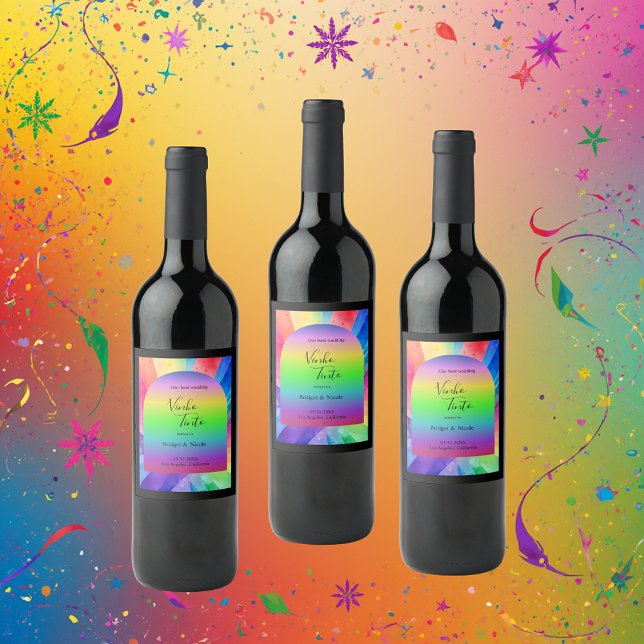 Rótulo De Garrafa De Cerveja casamento de direitos humanos (Criador carregado)