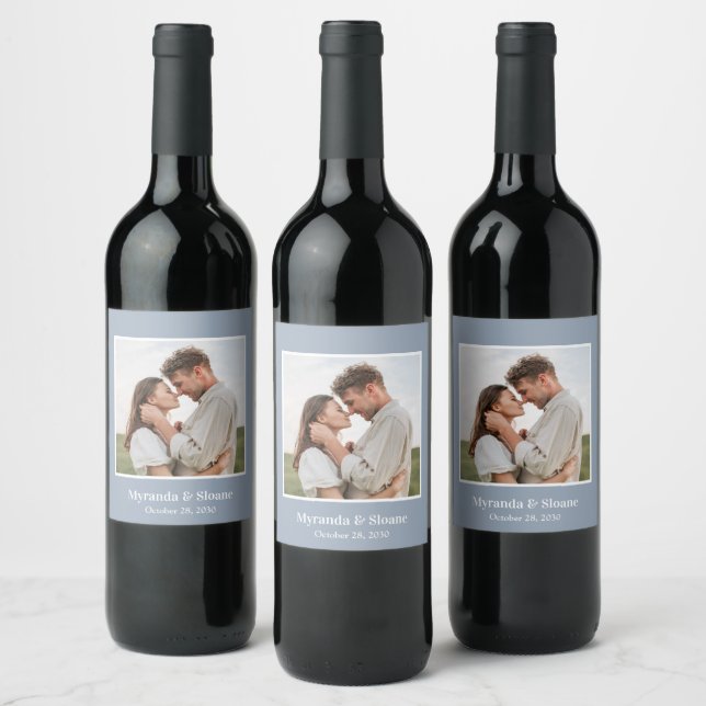 Rótulo De Garrafa De Cerveja Casamento de Foto Moderna (Garrafas)