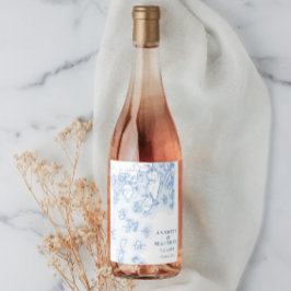 Rótulo De Garrafa De Cerveja Casamento de Marinhos Elegante do Mapa de Boothbay