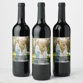 Rótulo De Garrafa De Cerveja Casamento de Modelo de Foto