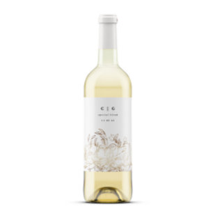 Rótulo De Garrafa De Cerveja Casamento de Monograma de Folha de Ouro Branco Ele