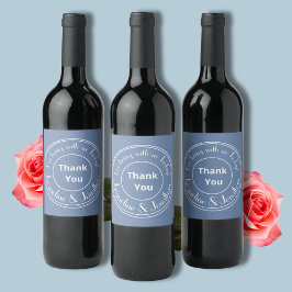Rótulo De Garrafa De Cerveja Casamento Elegante Nomes Personalizados Obrigado D