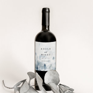 Rótulo De Garrafa De Cerveja Casamento personalizado   da fantasia do inverno