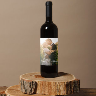Rótulo De Garrafa De Cerveja Casamento personalizado da foto
