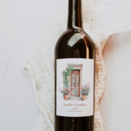 Rótulo De Garrafa De Cerveja Casamento Rustic Mexico