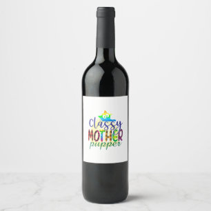 Rótulo De Garrafa De Cerveja Cat Art Classy Madre Ptop