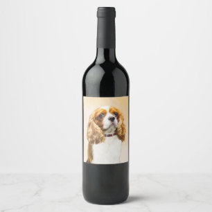Rótulo De Garrafa De Cerveja Cavalier King Charles Spaniel Original