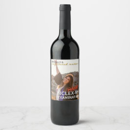 Rótulo De Garrafa De Cerveja celebração personalizada de enfermeira nclex rn ap