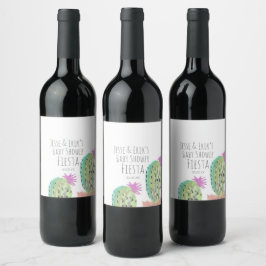 Rótulo De Garrafa De Cerveja Chá de fraldas Pintado Pintado Pelas Plantas De Ca