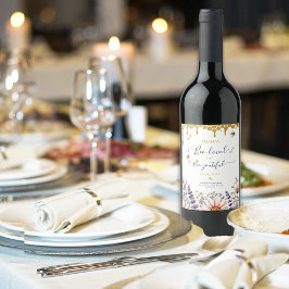 Rótulo De Garrafa De Cerveja Chá de Noiva Amado e Encantador 